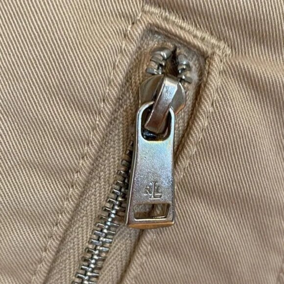 Lauren Ralph Lauren cargo pants tan women’s size 8 - Picture 3 of 10